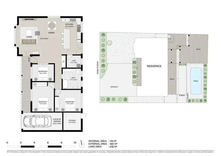 Floorplan of Homely house listing, 284 Avoca Drive, Green Point NSW 2251