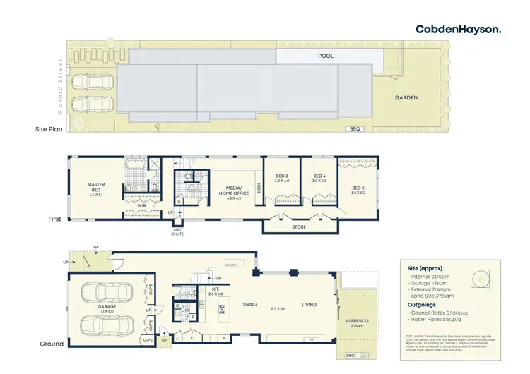 Floorplan of Homely house listing, 18 Rickard Street, Rodd Point NSW 2046
