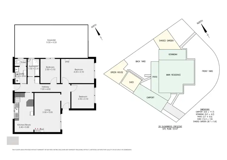 Floorplan of Homely house listing, 28 Sugarwood Crescent, Whyalla Stuart SA 5608