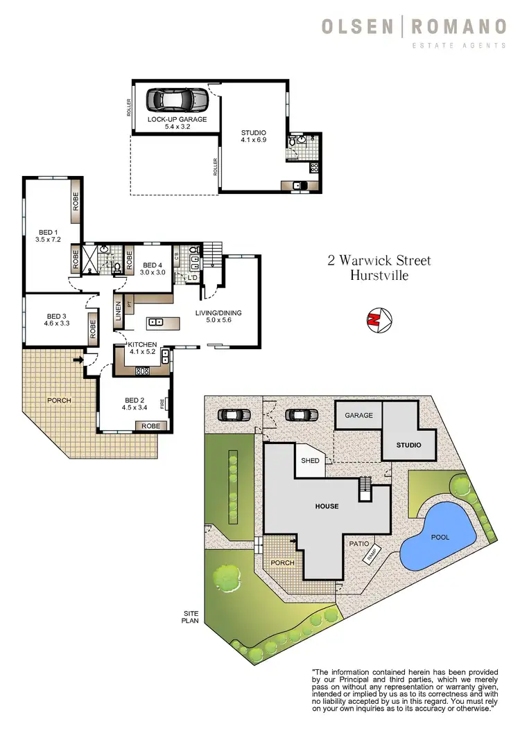 Floorplan of Homely house listing, 2 Warwick Street, Hurstville NSW 2220