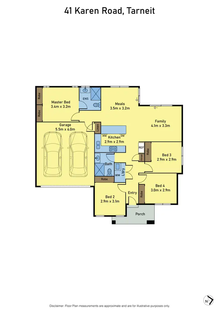Floorplan of Homely house listing, 41 Karen Road, Tarneit VIC 3029