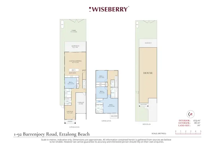 Floorplan of Homely semi-detached listing, 1/92 Barrenjoey Road, Ettalong Beach NSW 2257