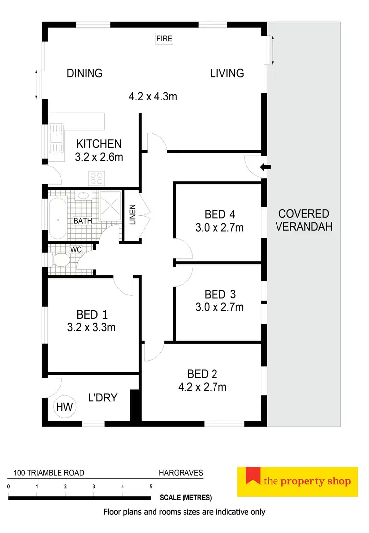 Floorplan of Homely rural property listing, 100 Triamble Road, Mudgee NSW 2850