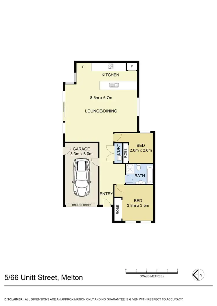 Floorplan of Homely unit listing, 5/66 Unitt Street, Melton VIC 3337