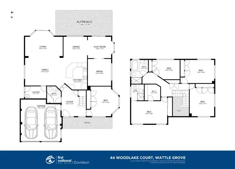 Floorplan of Homely house listing, 44 Woodlake Court, Wattle Grove NSW 2173