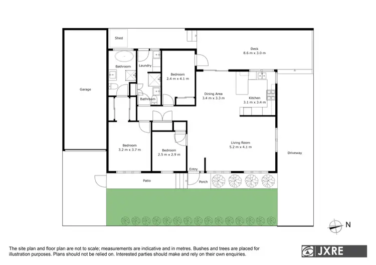 Floorplan of Homely unit listing, 2/43 Bunney Road, Clarinda VIC 3169