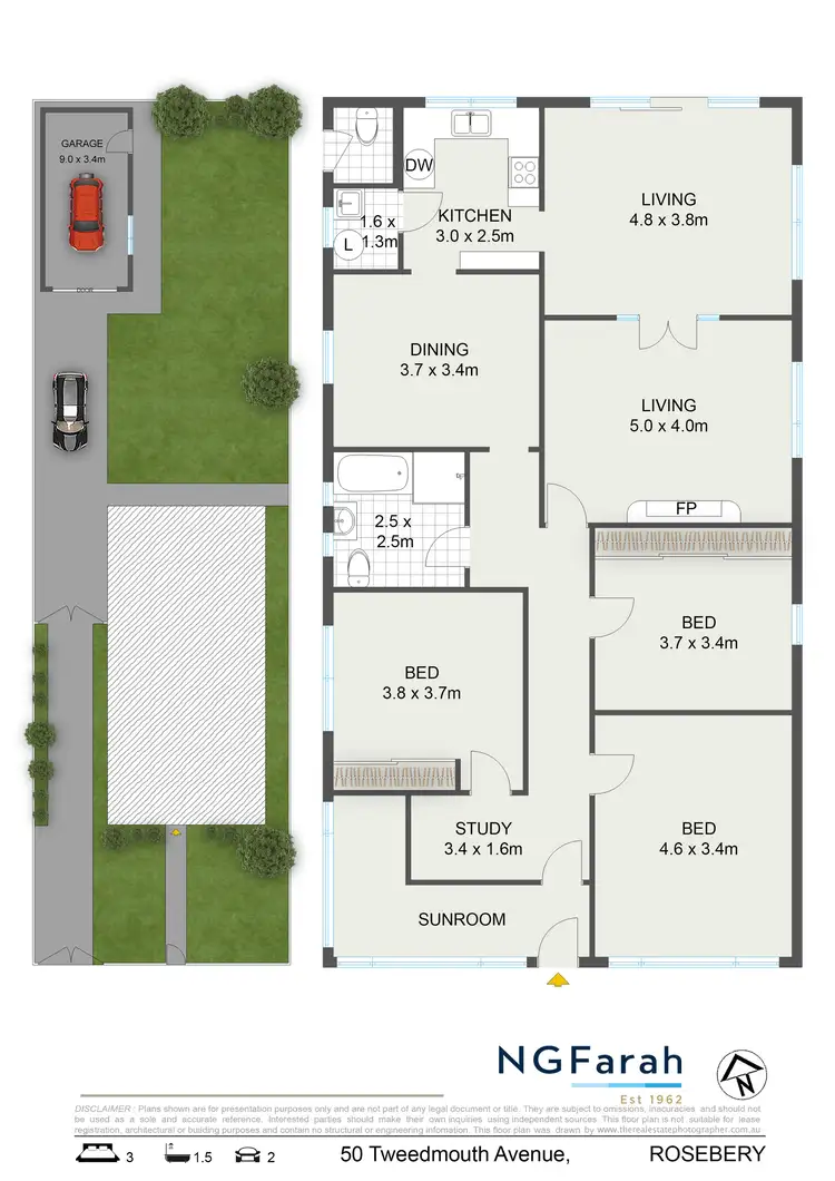 Floorplan of Homely house listing, 50 Tweedmouth Avenue, Rosebery NSW 2018