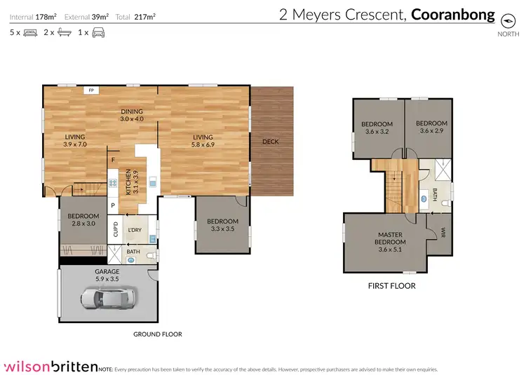 Floorplan of Homely house listing, 2 Meyers Crescent, Cooranbong NSW 2265