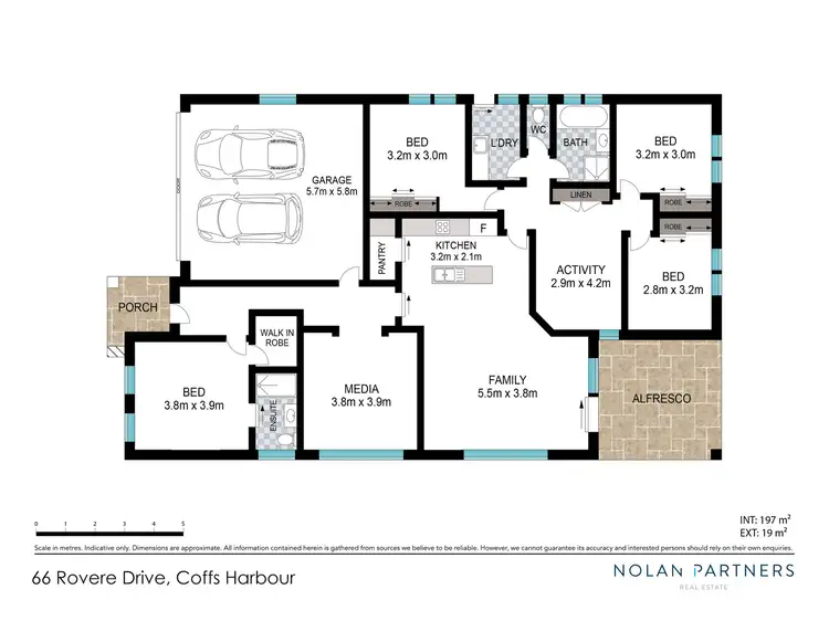 Floorplan of Homely house listing, 66 Rovere Drive, Coffs Harbour NSW 2450