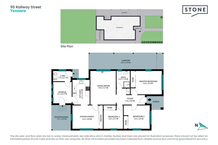 Floorplan of Homely house listing, 95 Railway Street, Yennora NSW 2161