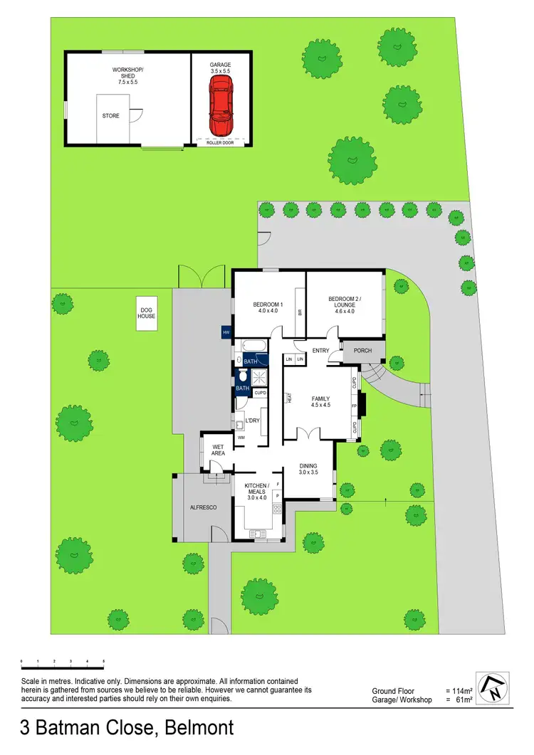 Floorplan of Homely house listing, 3 Batman Close, Belmont VIC 3216