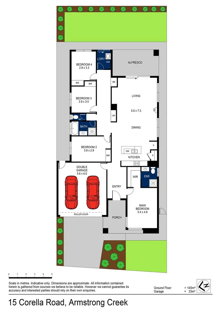 Floorplan of Homely house listing, 15 Corella Road, Armstrong Creek VIC 3217