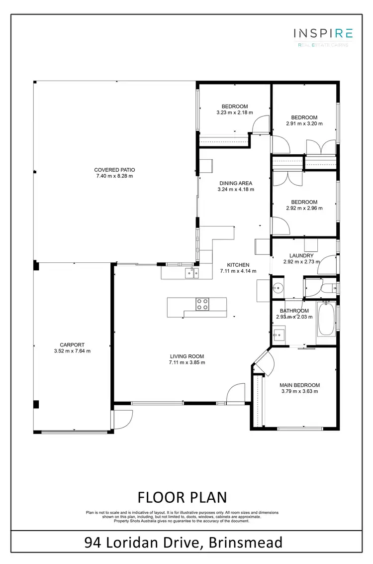 Floorplan of Homely house listing, 94 Loridan Drive, Brinsmead QLD 4870