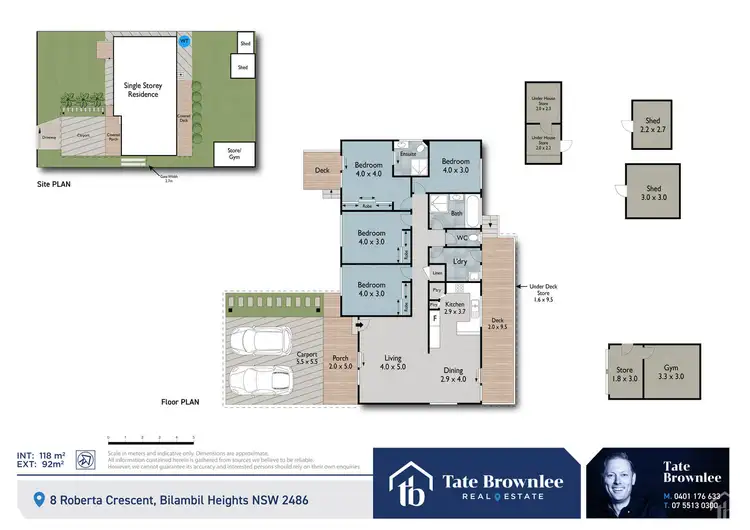 Floorplan of Homely house listing, 8 Roberta Crescent, Bilambil Heights NSW 2486