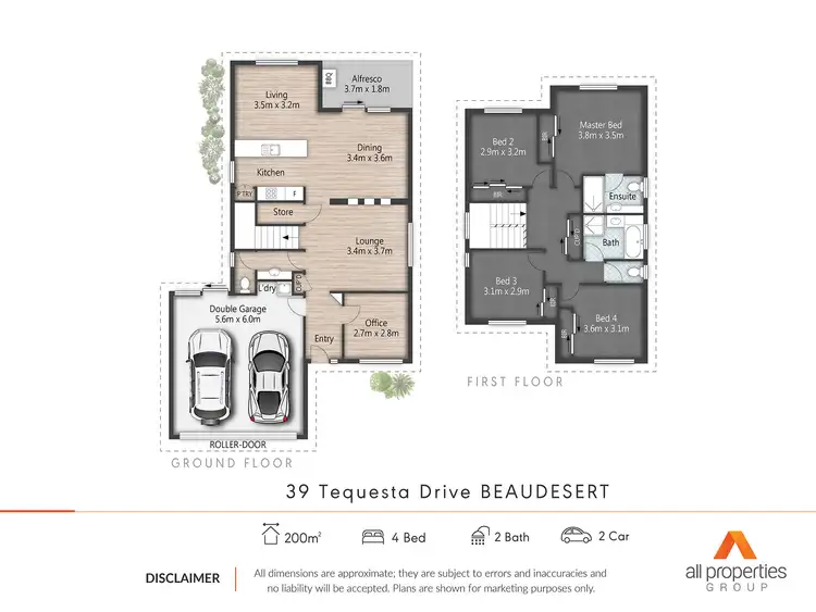 Floorplan of Homely house listing, 39 Tequesta Drive, Beaudesert QLD 4285