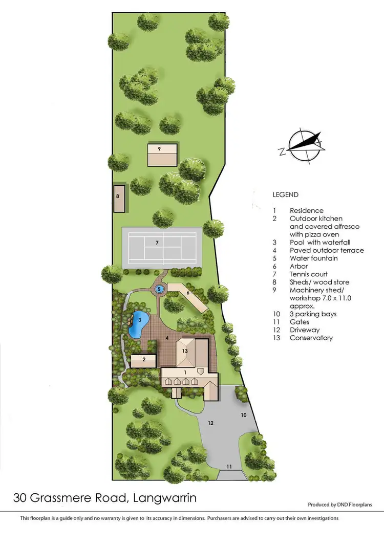Floorplan of Homely house listing, 30 Grassmere Road, Langwarrin VIC 3910