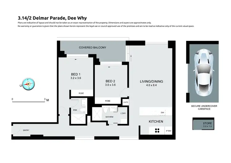 Floorplan of Homely apartment listing, 314/2 Delmar Parade, Dee Why NSW 2099