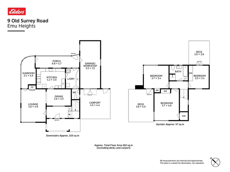 Floorplan of Homely house listing, 9 Old Surrey Road, Emu Heights TAS 7320