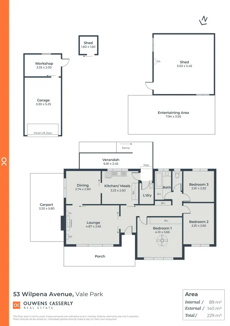 Floorplan of Homely house listing, 53 Wilpena Avenue, Vale Park SA 5081