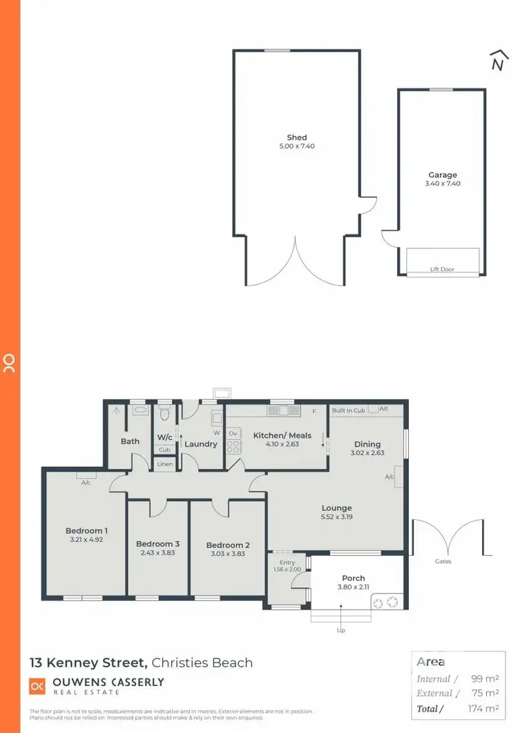 Floorplan of Homely house listing, 13 Kenney Street, Christies Beach SA 5165
