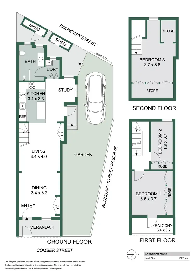 Floorplan of Homely house listing, 60 Comber Street, Paddington NSW 2021