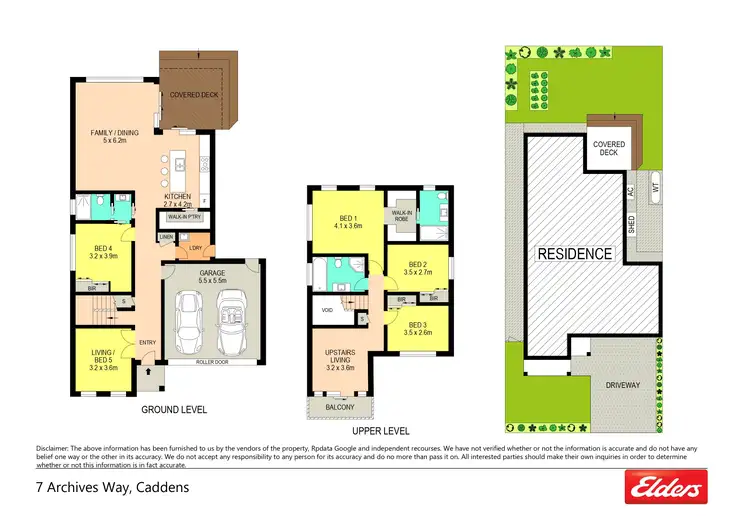 Floorplan of Homely house listing, 7 Archives Way, Caddens NSW 2747