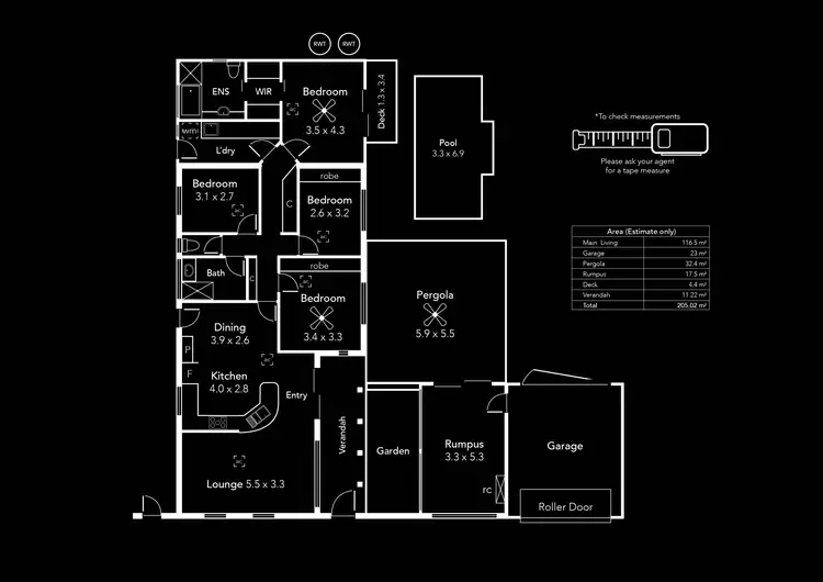 Floorplan of Homely house listing, 14 Monaco Crescent, Grange SA 5022