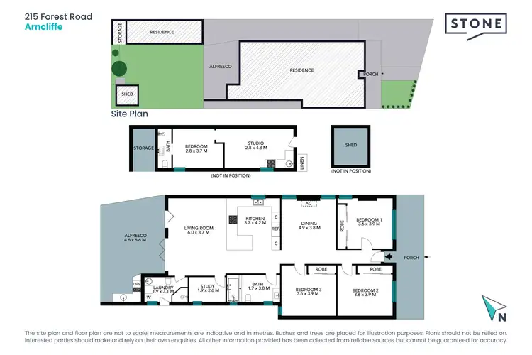 Floorplan of Homely house listing, 215 Forest Road, Arncliffe NSW 2205