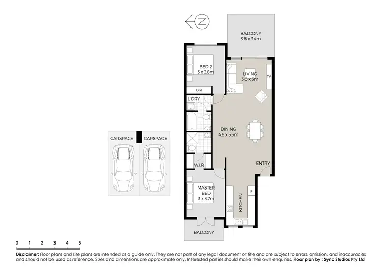 Floorplan of Homely apartment listing, 13/8-16 Water Street, Strathfield South NSW 2136