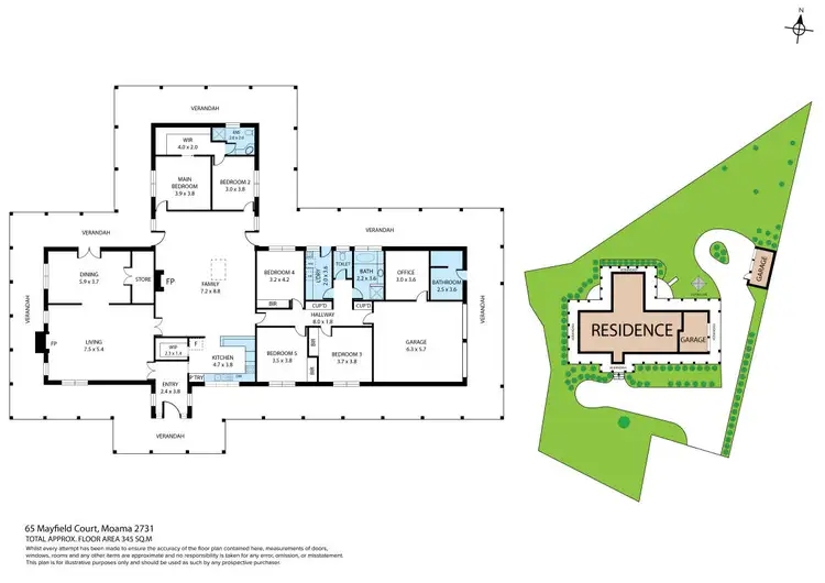 Floorplan of Homely house listing, 65 Mayfield Court, Moama NSW 2731