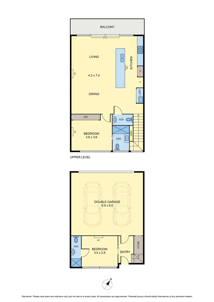 Floorplan of Homely townhouse listing, 5/87 Bulla Road, Essendon North VIC 3041