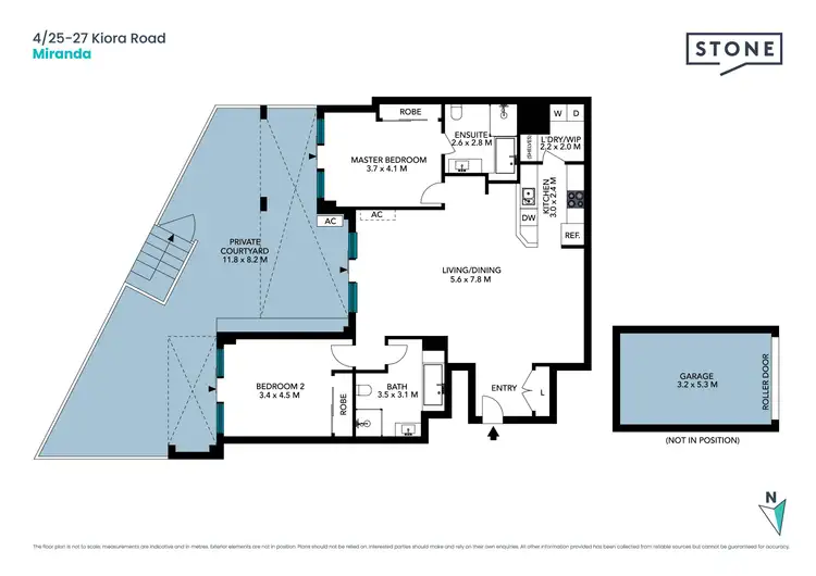 Floorplan of Homely apartment listing, 4/25-27 Kiora Road, Miranda NSW 2228