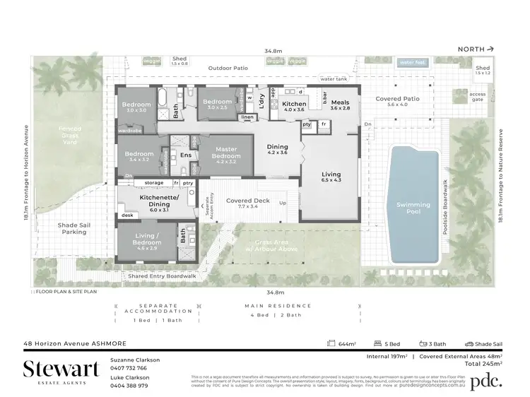 Floorplan of Homely house listing, 48 Horizon Avenue, Ashmore QLD 4214