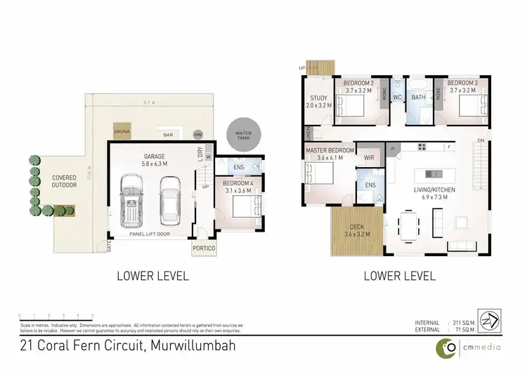 Floorplan of Homely house listing, 21 Coral Fern Circuit, Murwillumbah NSW 2484