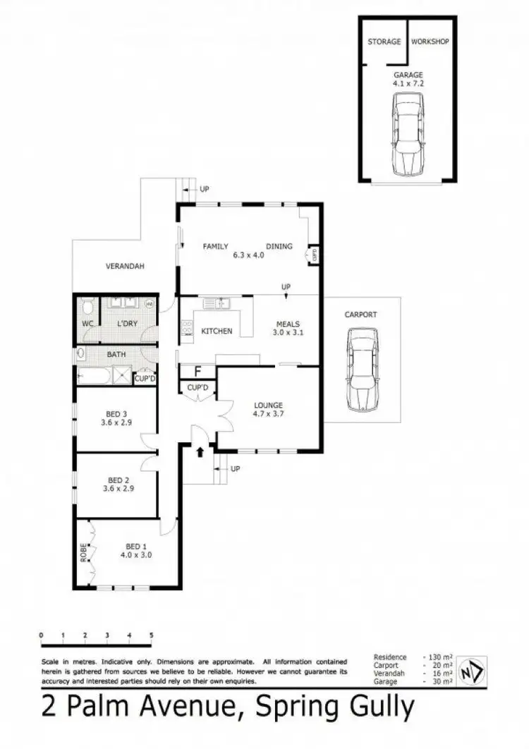 Floorplan of Homely house listing, 2 Palm Avenue, Spring Gully VIC 3550
