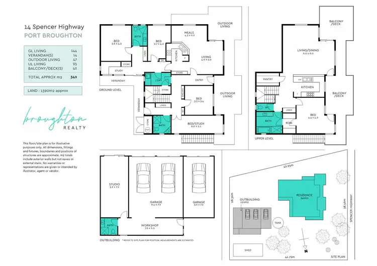 Floorplan of Homely house listing, 14 Spencer Highway, Port Broughton SA 5522