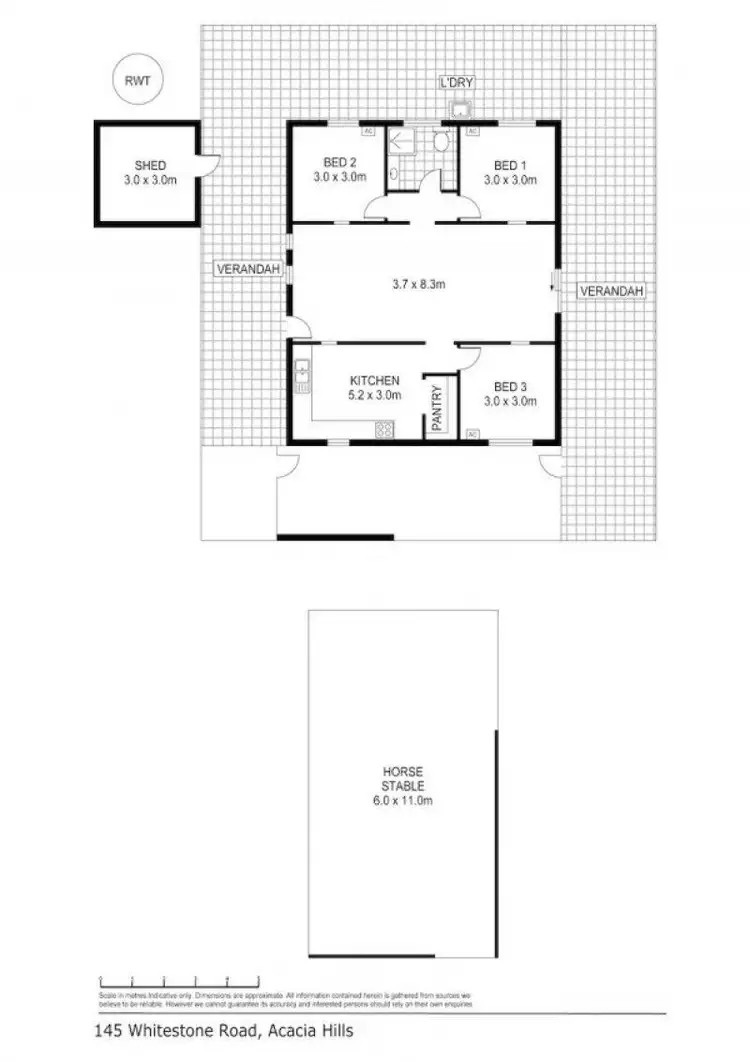 Floorplan of Homely house listing, 145 Whitstone Road, Acacia Hills NT 822
