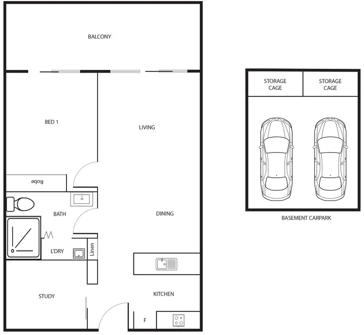 Floorplan of Homely apartment listing, 18/41 Philip Hodgins Street, Wright ACT 2611