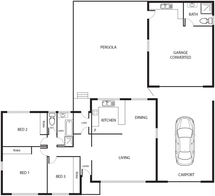 Floorplan of Homely house listing, 7 Snowden Place, Wanniassa ACT 2903