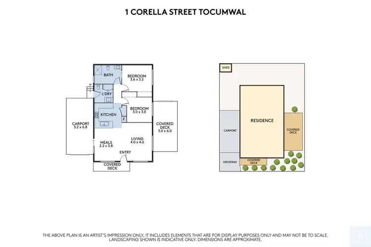Floorplan of Homely house listing, 1 Corella Street, Tocumwal NSW 2714