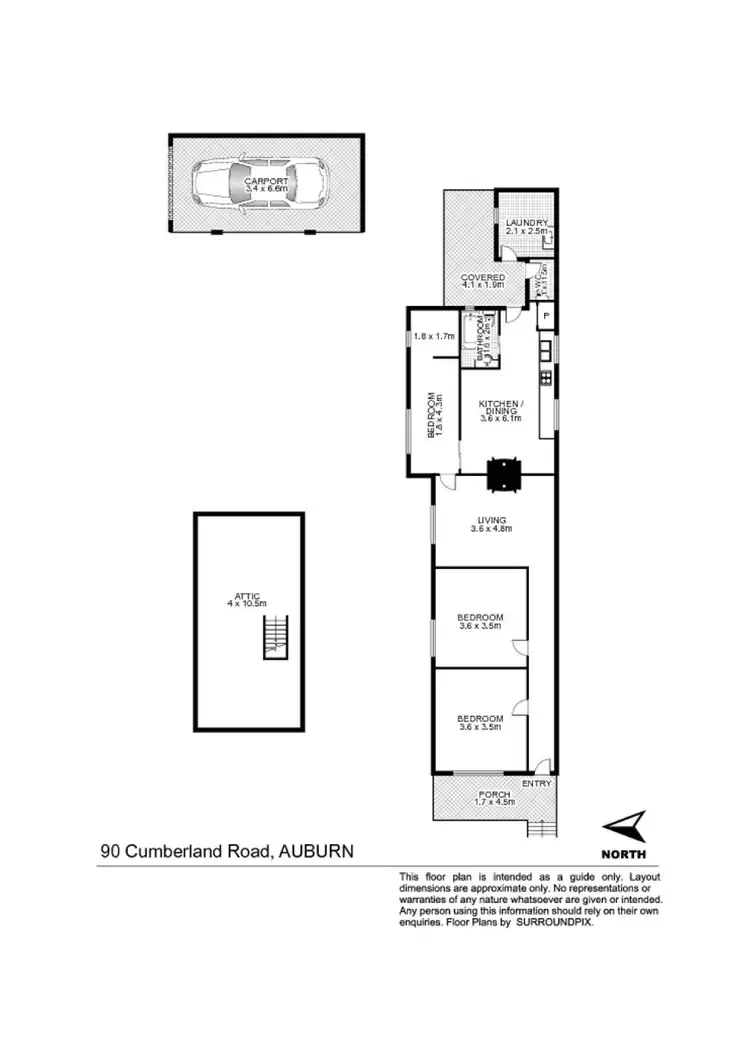 Floorplan of Homely house listing, 90 Cumberland Road, Auburn NSW 2144