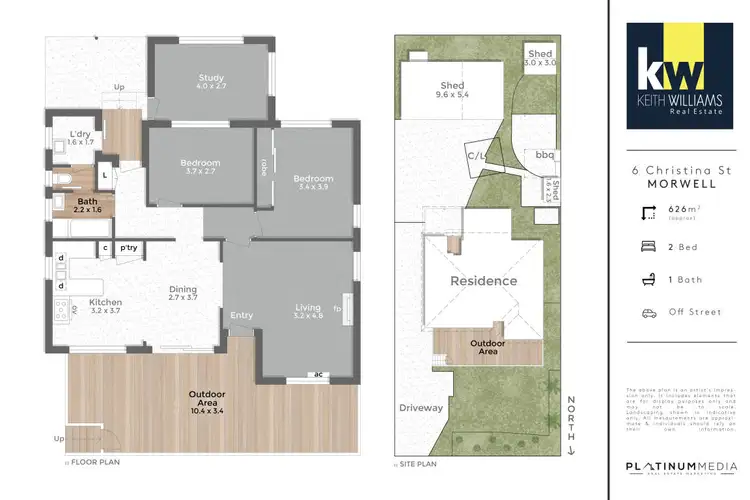 Floorplan of Homely house listing, 6 Christina Street, Morwell VIC 3840