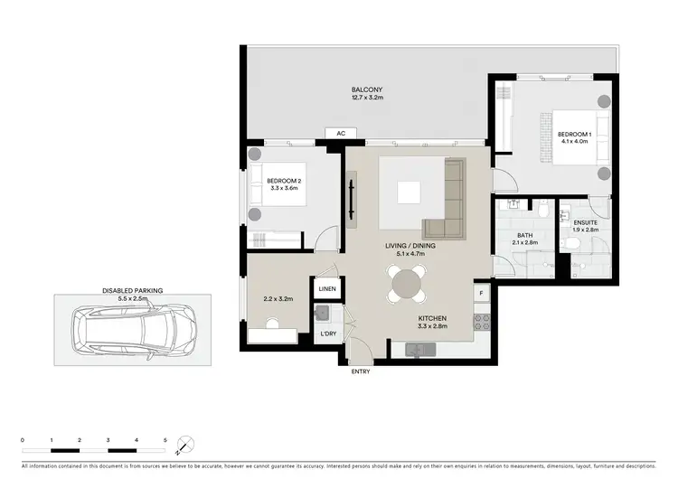 Floorplan of Homely apartment listing, B306/17 Shepherd Street, Liverpool NSW 2170