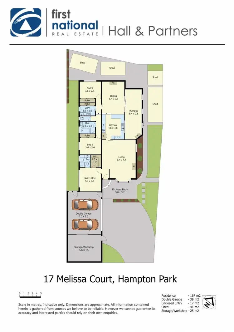 Floorplan of Homely house listing, 17 Melissa Court, Hampton Park VIC 3976