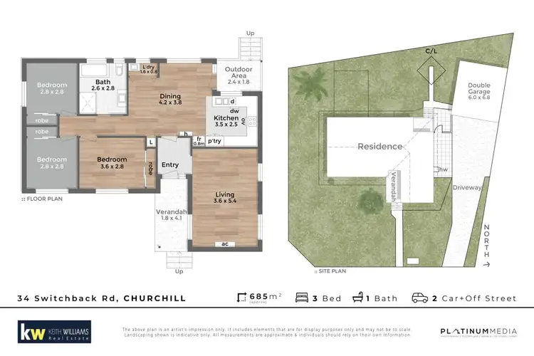 Floorplan of Homely house listing, 34 Switchback Road, Churchill VIC 3842