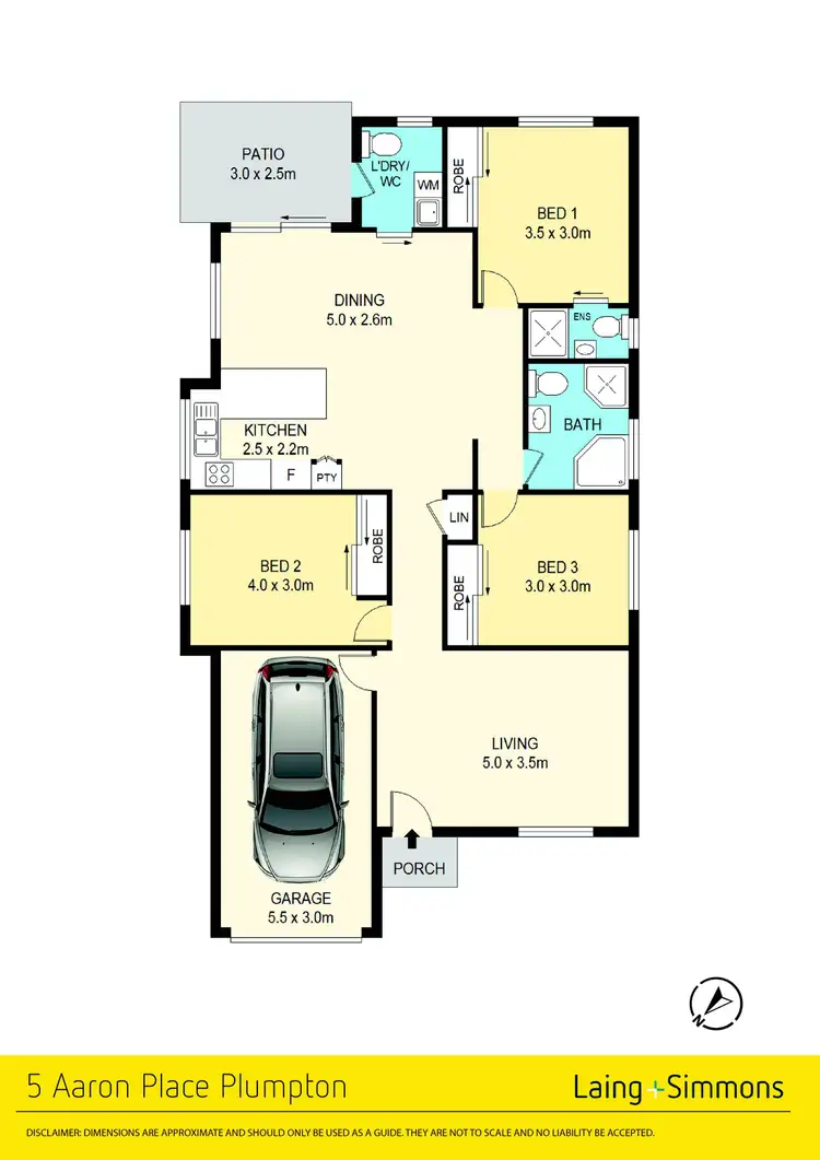 Floorplan of Homely house listing, 5 Aaron Place, Plumpton NSW 2761