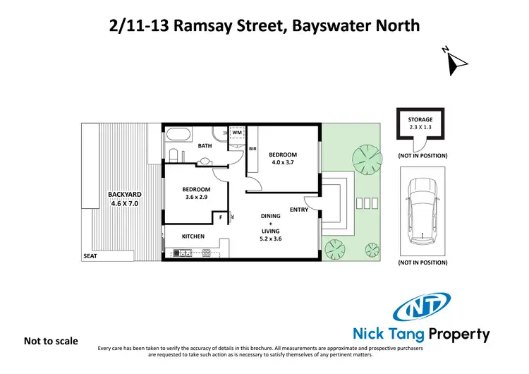 Floorplan of Homely unit listing, 2/11-13 Ramsay Street, Bayswater North VIC 3153