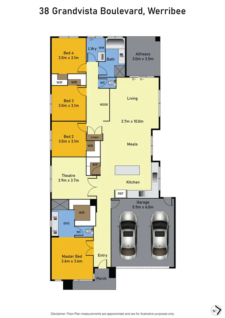 Floorplan of Homely house listing, 38 Grandvista Boulevard, Werribee VIC 3030