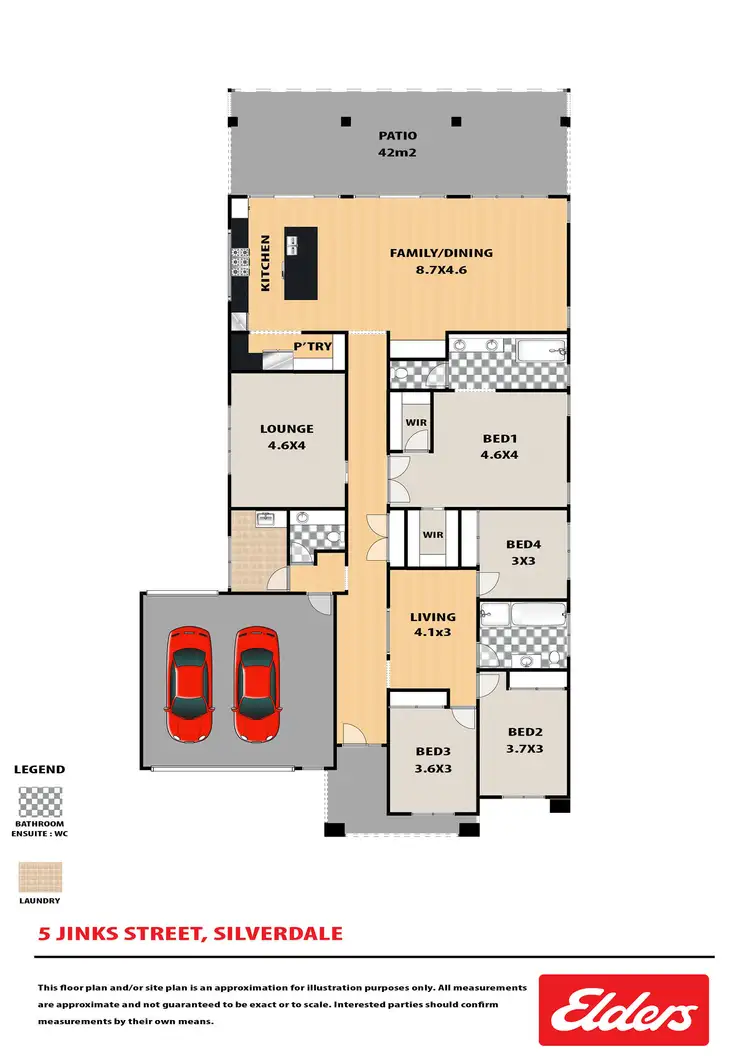 Floorplan of Homely house listing, 5 Jinks Street, Silverdale NSW 2752