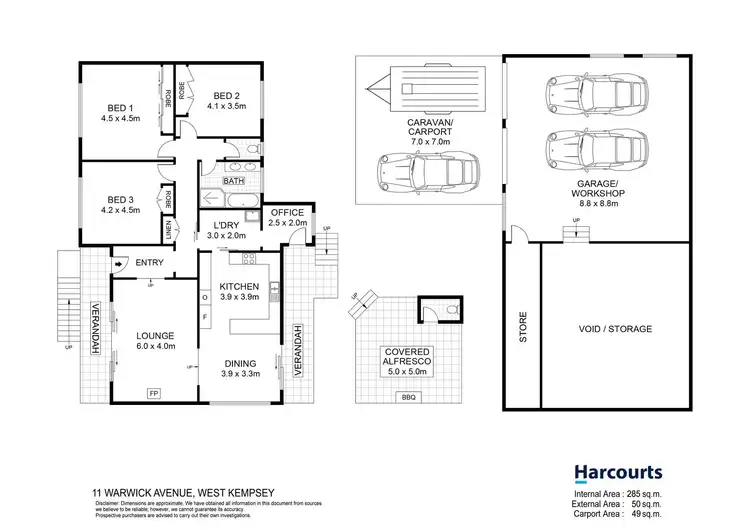 Floorplan of Homely house listing, 11 Warwick Avenue, West Kempsey NSW 2440